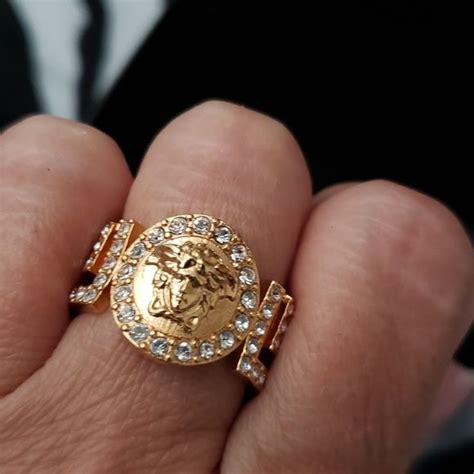 versace rings.|versace ring size.